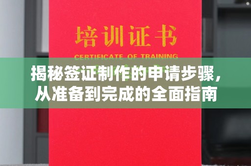 明山揭秘签证制作的申请步骤，从准备到完成的全面指南